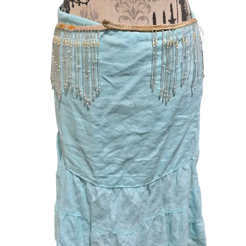 Y2k Fairycore Boho Beaded Fringe Belt